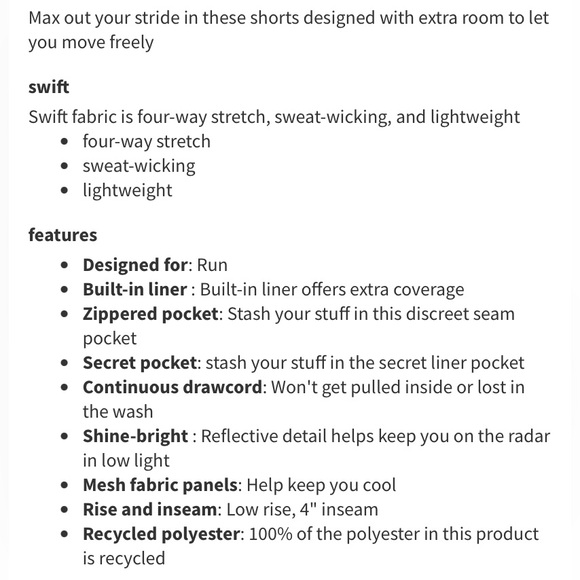 Lululemon Athletica Hotty Hot shorts II 4” size 6 - Picture 3 of 9